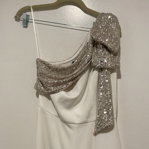 Jay Godfrey One shoulder white jumpsuit - Picture 4 of 9